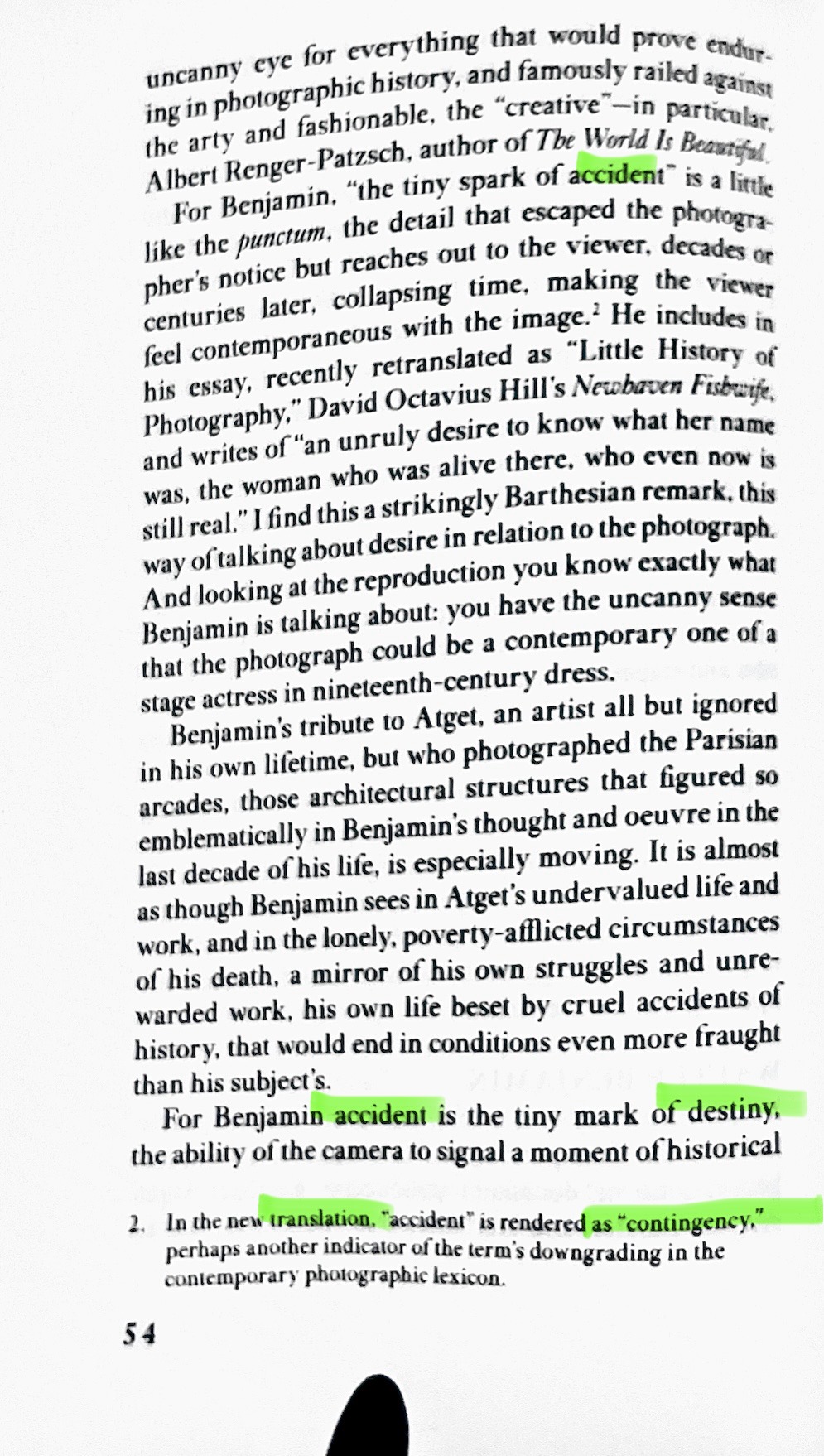 Scanned text from Index Cards by Moyra Davey